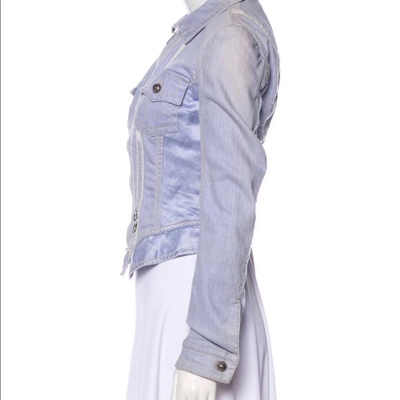 Roberto Cavalli Soft Denim Zip Up Jacket 🔥💙 - Picture 2 of 4